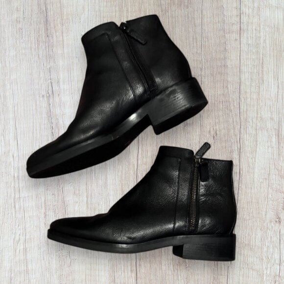 COLE HAAN Black Leather Rene Bootie Chelsea Boot Shoes W19172 Size 9 - Picture 7 of 9